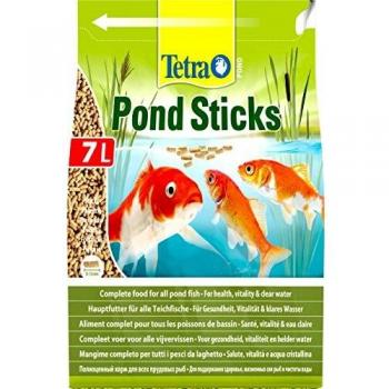 Tetra Pond Sticks 7 L - Alimento para peces de estanque, para peces sanos y agua clara, diferentes tamaños