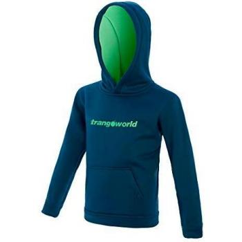 Trangoworld Kura Sudadera, Unisex niños, Azul mar/Verde Primavera, 04