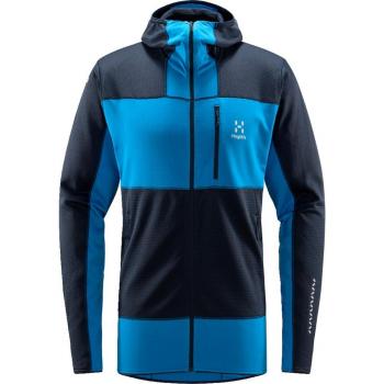 Forro polar de hombre Haglöfs L.I.M Mid Fast Hood azul - Talla L