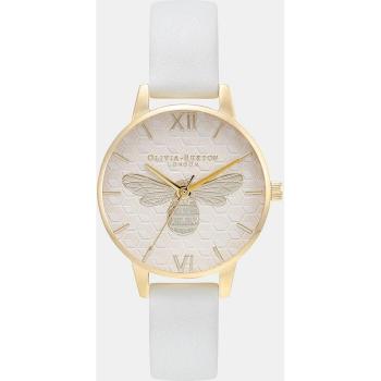 Olivia Burton - Reloj de mujer Honey Bee OB16FB24 de piel gris