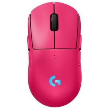 Logitech G Pro 2 Ratón Gaming Inalámbrico Rosa con Sensor de 32k DPI y Carga USB-C