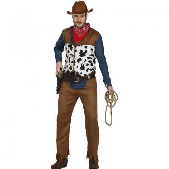 Disfraz de Vaquero Clásico con chaleco para hombre