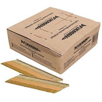 Clavos anillados galvanizados Fixman 413678, 2.500 pzas, tamaño 3,1 x 90 mm