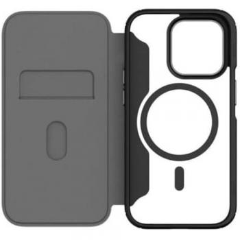 QDOS Hybrid Wallet Case for iPhone 14 Pro Max - Black, Magsafe Compatible