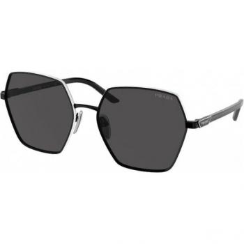 Prada PR 56YS Col. 1AB5S0 Women's Square Sunglasses Black/Dark Grey, Size: 58 MM