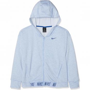 NIKE G NK Hoodie FZ Studio Sudadera, Niñas, Aluminum/htr/Aluminum/Indigo f, XS