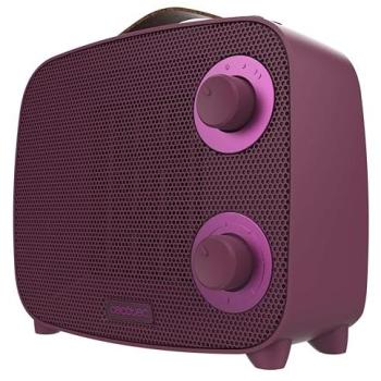 Cecotec Calefactor Cerámico de Sobremesa ReadyWarm 1500W Rosa, 3 Modos, Termostato Ajustable, Silencioso, Bajo Consumo, Seguridad Triple, Diseño Moderno, Cobertura