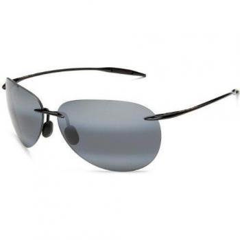 Maui Jim Beach Sunglasses for Sunny Days, Black Unisex, Size: ONE SIZE
