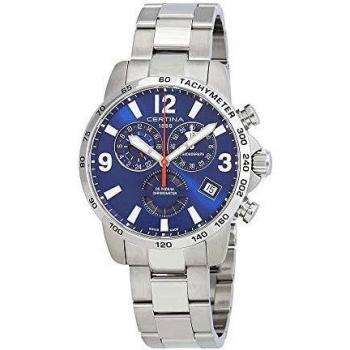 Reloj Certina DS Podium Cronógrafo GMT Acero Inoxidable Esfera Azul 42 mm