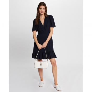 Vestido corto holgado con volante - Morgan Ranil