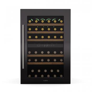 Refrigerador de vino Klarstein Vinsider 57 Duo | 2 zonas de enfriamiento | Capacidad para 57 botellas | Aparato empotrado