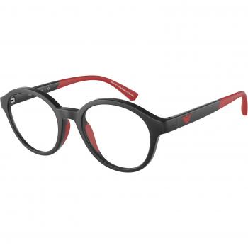 Emporio Armani Kid EA3202 5001 Black Round Plastic Glasses