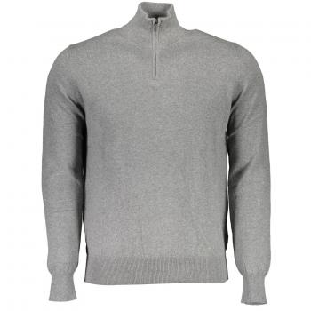 North Sails Men's Gray Cotton and Wool Turtleneck Sweater - Size 3XL