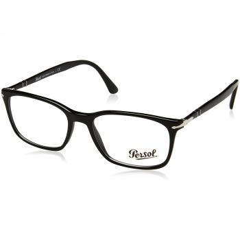 Persol Men's 0PO3189V Sunglasses, Black, 55