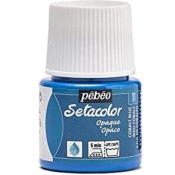 Pintura Textil Opaca Setacolor 45ml - Azul Cobalto N°11