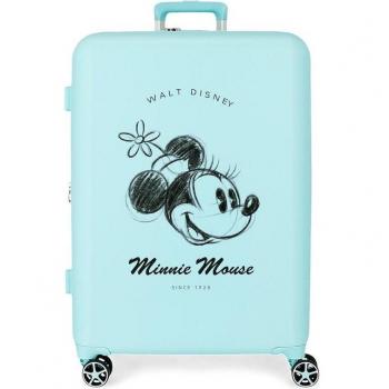 Disney Maleta Mediana Rígida Minnie Heart 70cm Mujer