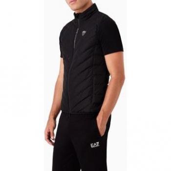 Chaleco plegable Premium Shield negro EA7 Emporio Armani para hombre - XS