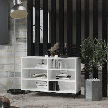 Aparador blanco de madera multicapa 103,5x35x70 cm