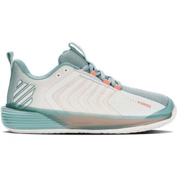 K-Swiss Ultrashot 3 Zapatillas de Tenis para Mujer, Todas las Superficies, Color Blanco, Talla 38