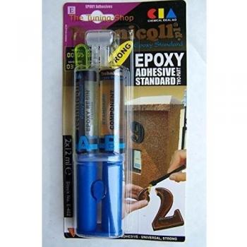 Nuevas soluciones ámbar pegamento adhesivo epoxi para madera de caucho mármol piedra METAL componentes electrónicos TECHNICQLL 2 x 12 ml