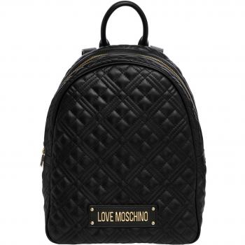 Love Moschino Quilted Backpack Women's Backpack in Black, Size: ONE SIZE