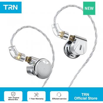 TRN EMX Dynamic Flagship Metal Earphones with 14.2mm Drivers and Audiophile Sound Quality