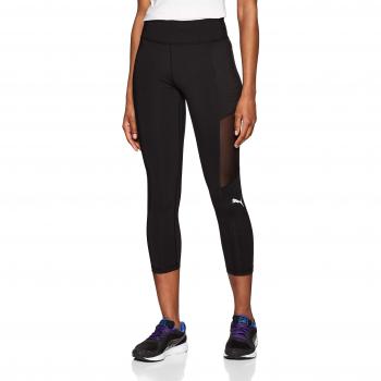 PUMA Ignite 3/4 Graphic Tight Mallas Deporte, Mujer, Black, L