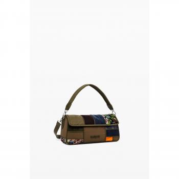 Desigual Mini Camo Patch Handbag - Multicolor Green, One Size