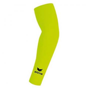 Erima Yellow Compression Arm Sleeves - Unisex Size S