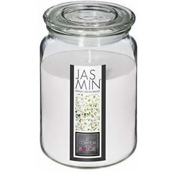 Vela de Cristal Perfumada de Jazmín 510G para Decoración del Hogar Atmosphera