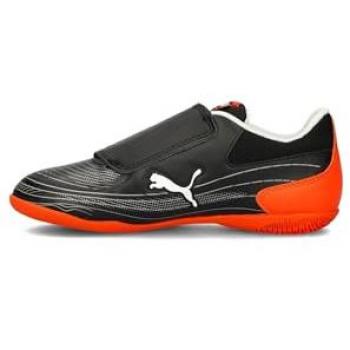 Zapatillas de fútbol sala Puma Truco III V Jr negras para niños
