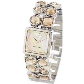 Chronotech womens analogue quartz watch with stainless steel strap cc7088ls06m