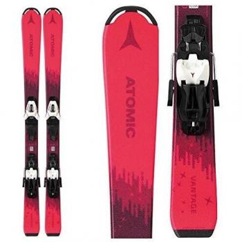 ATOMIC Vantage Girl X 100-120 + C5 GW Esquís, Juventud Unisex, Pink/Berry