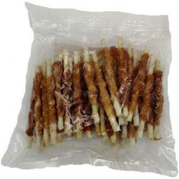 Snacks para Perros Biozoo Stick DE Cuero Trenzado con Pollo 500 GR