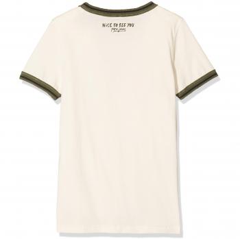 Pepe Jeans Collins Teen PG501324, Camiseta para Niñas, Marfil
