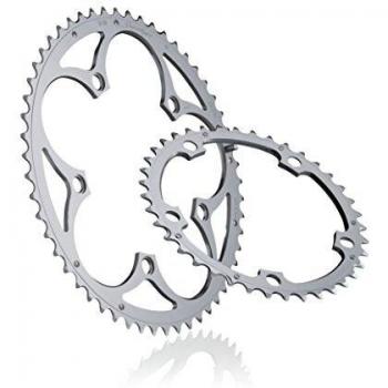Miche PL13038AG Plato para Bicicleta, Supertype Bcd, Plata, 130 mm