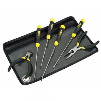 Stanley 1-65-010 - Juego 6 destornilladores Cushion Grip, especial electrónica