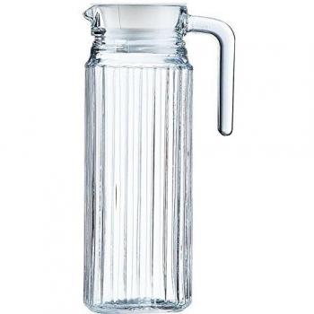 Arcoroc Quadro Nevera jarra con tapa de plástico blanco 110cl, 1 Jarra