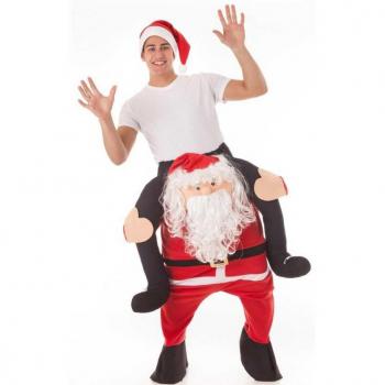 Disfraz de Papá Noel Ride-On para Adultos M/L
