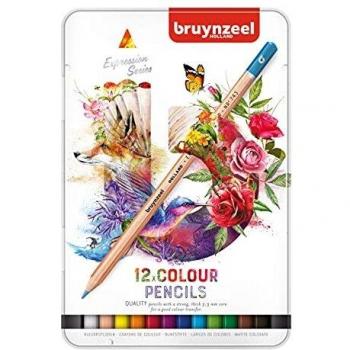 bruynzeel - bruynzeel Crayons de Couleur Expression, étui en métal de 12