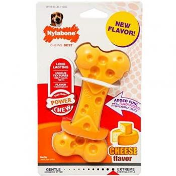 Nylabone - Dura Chew Cheese Bone para perros de hasta 16 kg