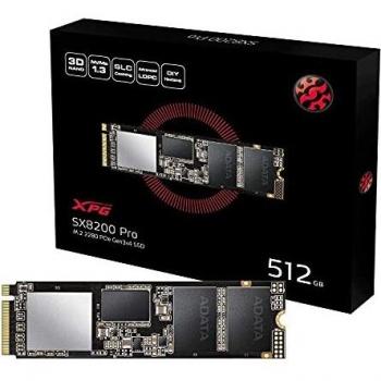 Adata ASX8200PNP-512GT-C - Disco SSD M.2, color negro