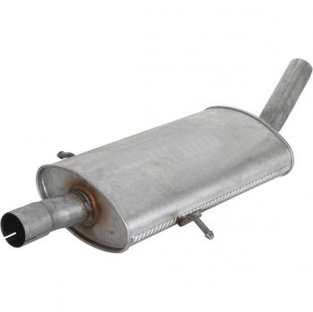 Silenciador trasero e intermedio 4MAX 0219-01-13023 y 0219-01-13023P, compatible con vehículos para optimizar el sistema de escape, fabricado en acero inoxidable, diseño de bajo