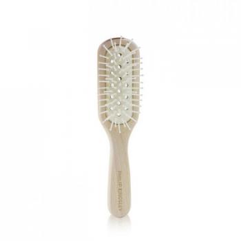Philip Kingsley Vented Grooming Brush 1pc - A vented grooming brush designed for detangling and smoothing hair, featuring a lightweight design, flexible bristles for gentle styling, heat-resistant materials suitable for use with blow dryers, and an