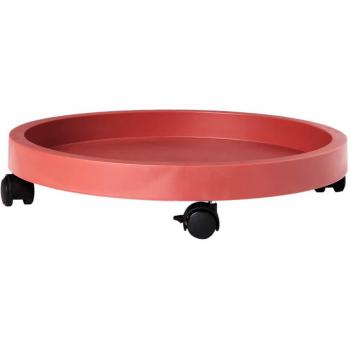Plant Roller XILITIA TERRACOTTA 38.5X3.5CM - Rueda para macetas, color terracota, dimensiones de 38.5 cm de diámetro y 3.5 cm de altura