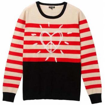 DESIGUAL Dallas Jerséis/Chalecos Femmes Multicolor - L - jerséis