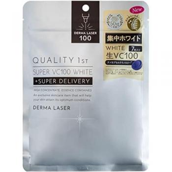 Quality First Derma Laser Super VC100 Whitening Sheet Mask - 7 Pack