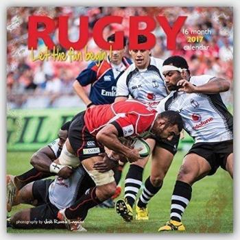 Rugby 2017 - 12-Monatskalender: Original BrownTrout/Wyman Publishing-Kalender