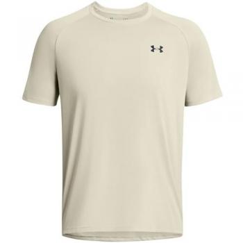 Camiseta técnica de manga corta Under Armour Tech 2.0 para hombre en color marrón, talla L, regular