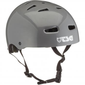 TSG Skate/BMX Solid Color - Casco para monopatín, color gris, talla S/M